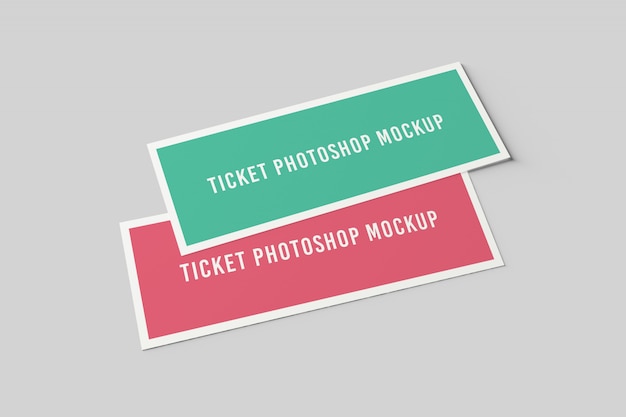 Download Ticket photoshop mockup | Premium-PSD-Datei