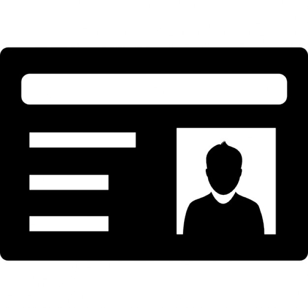 Carta d'identità  Scaricare icone gratis