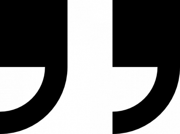 Dubbele aanhalingstekens Iconen Gratis Download