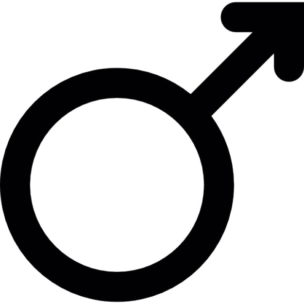 Mannelijk Geslacht Symbool Iconen Gratis Download 
