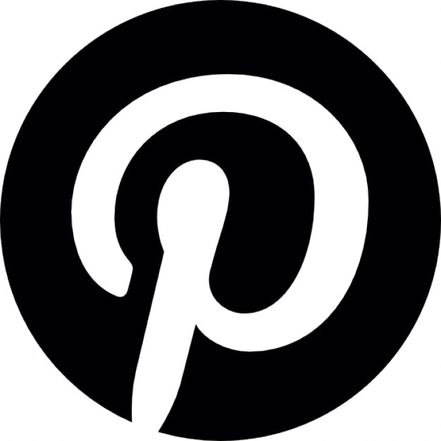 Afbeeldingsresultaat voor pinterest logo zwart wit
