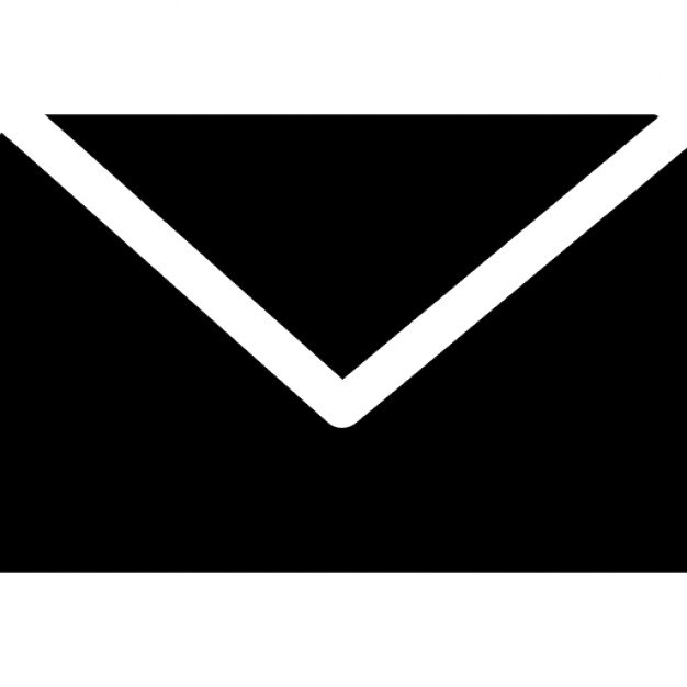 E-mail forma envelope preto  Download Ícones gratuitos