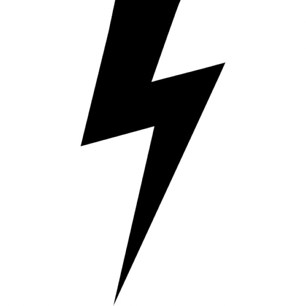 Download Lightning Bolt forma negra | Download Ícones gratuitos