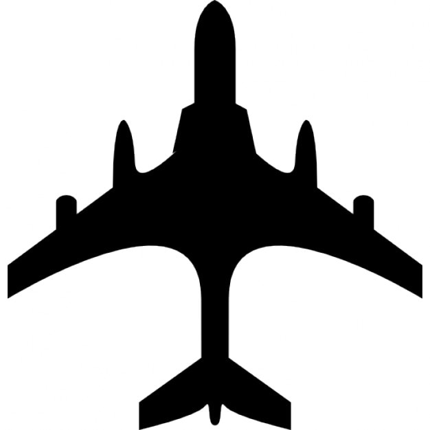avion-forme-noire-en-vue-de-dessus_318-4