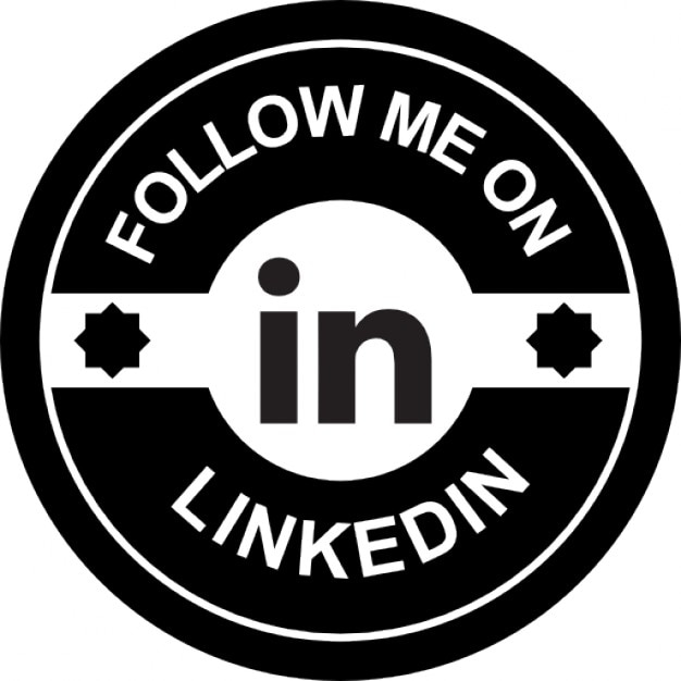 Suivezmoi sur insigne sociale linkedin  Télécharger Icons gratuitement