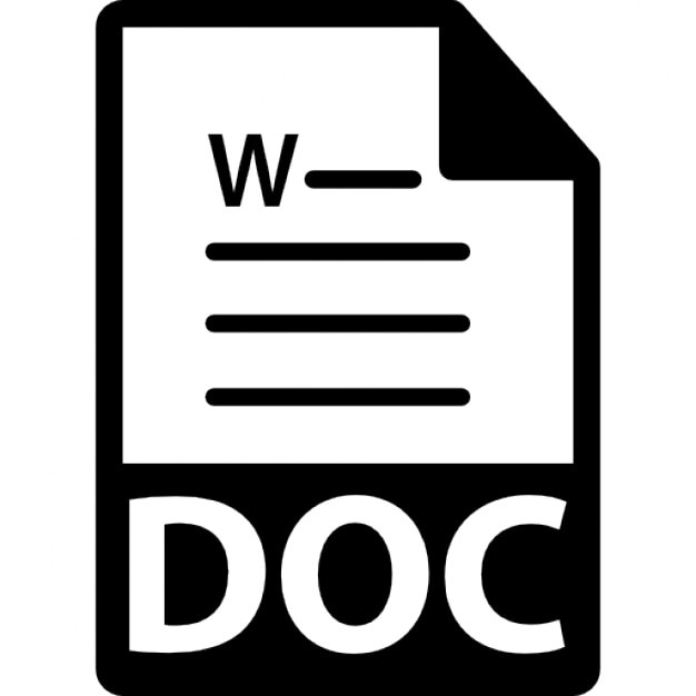 Doc Símbolo Formato De Archivo Descargar Iconos Gratis 4197