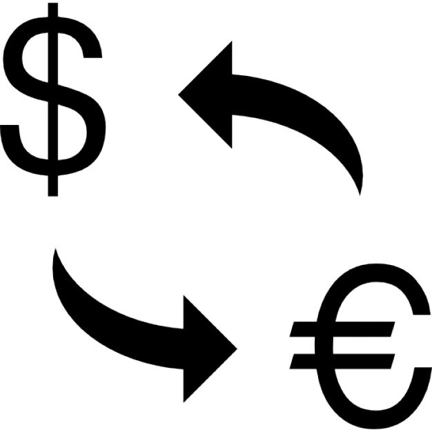 Resultado de imagen de euro dolar cambio dibujo