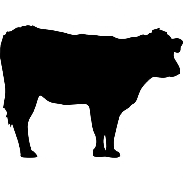 Resultado de imagen de silueta de vaca