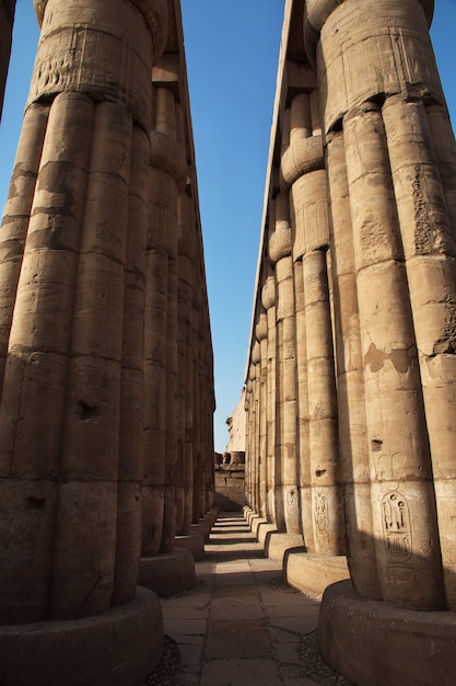 Ancien Temple De Louxor Dans La Ville De Louxor, Egypte | Photo Premium