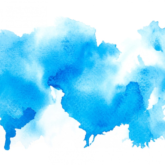 Aquarelle Bleue Photo Premium