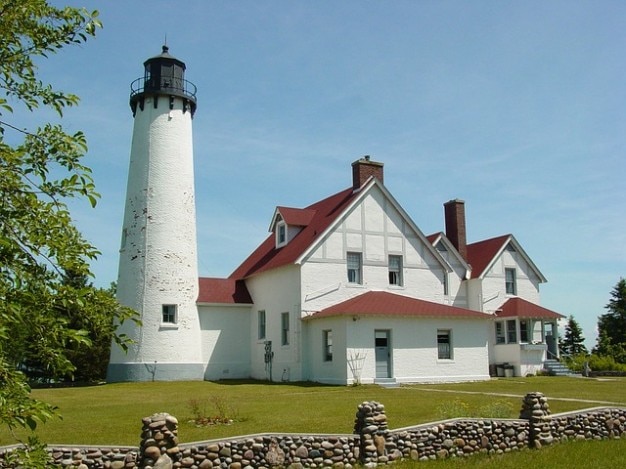 L'architecture Phare Michigan Péninsule Supérieure | Photo Gratuite