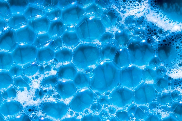 Azure liquide avec beaucoup de gros blobs Photo gratuit