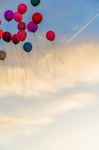 Ballons Dans Le Ciel Photo Gratuite