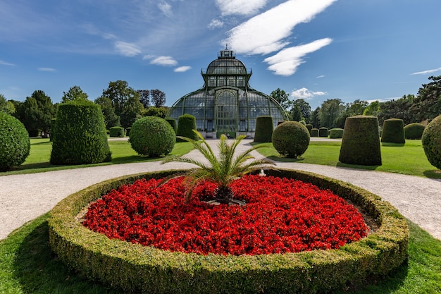 Beau Jardin Botanique Du Château De Schönbrunn à Vienne, Autriche