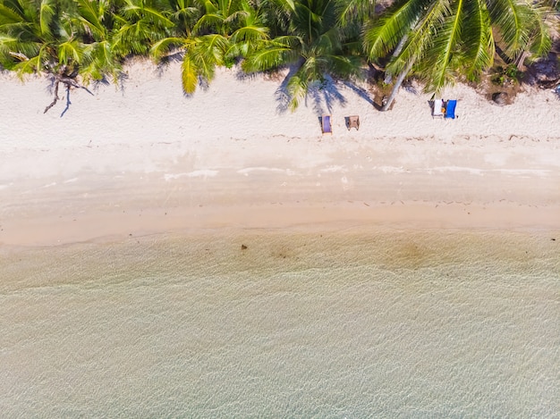 Belle nature plage tropicale et la mer Photo gratuit