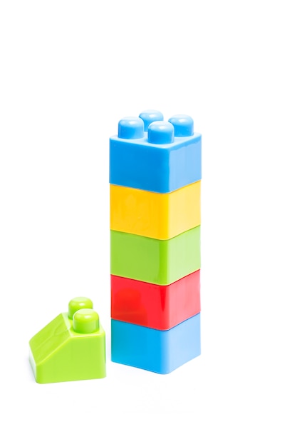 blocs de construction en plastique
