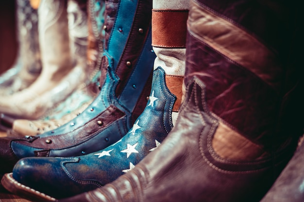 bottes des cowboys