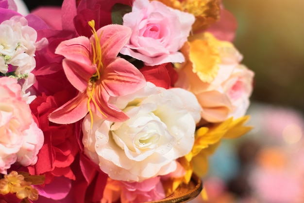 Bouquet De Décoration De Fleurs Artificielles En Mariage De