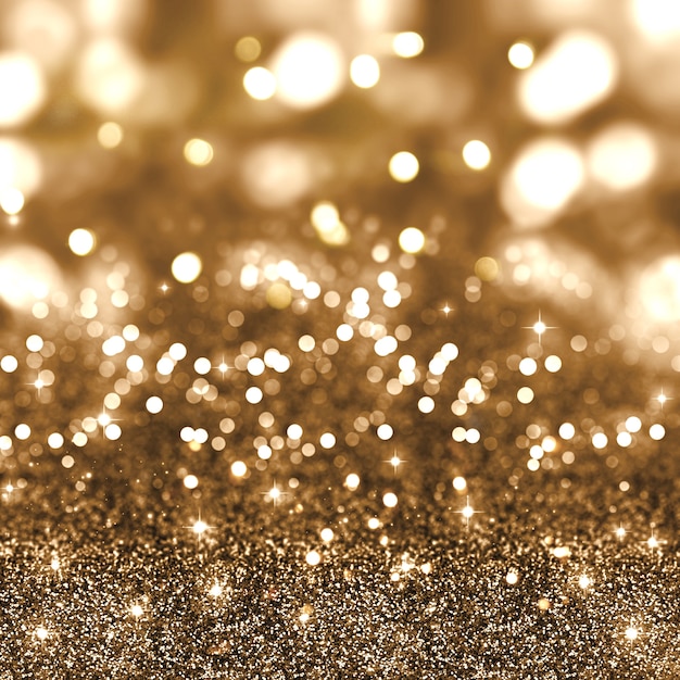 Christmas Gold Sparkle Background