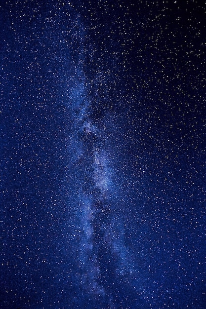 Ciel Nocturne Dans Les Montagnes Voie Lactée Millions D étoiles Photo Premium