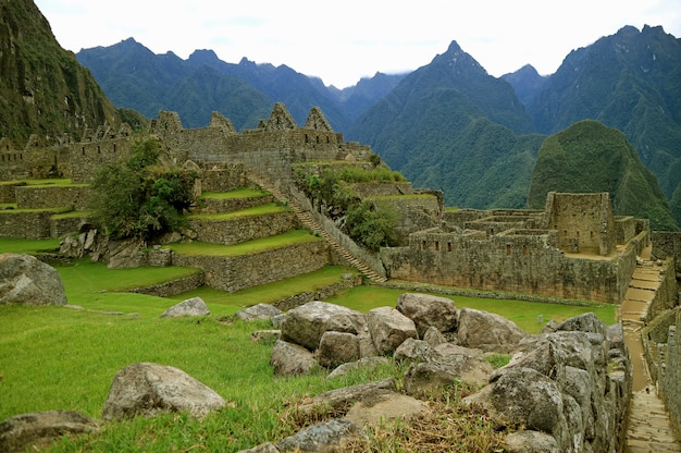 Citadelle Inca De Machu Picchu Dans La Province D'urubamba, Région De ...