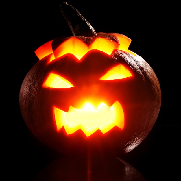 Citrouille D halloween  En Feu  Photo Gratuite