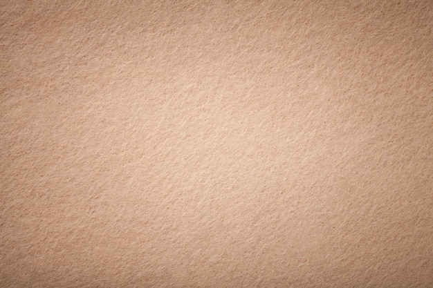 Closeup En Daim Mat Brun Clair. Velours Texture De Fond De Feutre Photo Premium