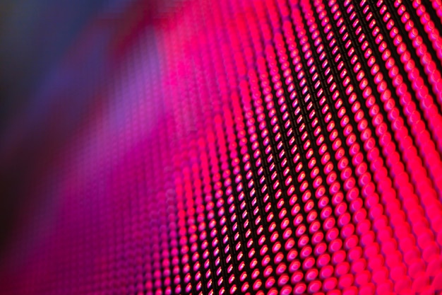 Closeup Led écran Flou. Fond De Flou De Led. Fond Abstrait Idéal Pour La Conception. Photo Premium