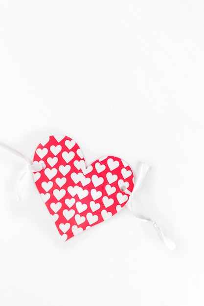  Coeur  de papier   motifs  sur fond blanc T l charger des 