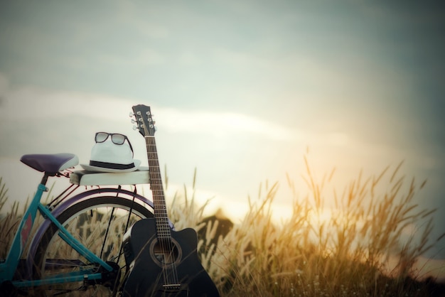 guitare a bicyclette