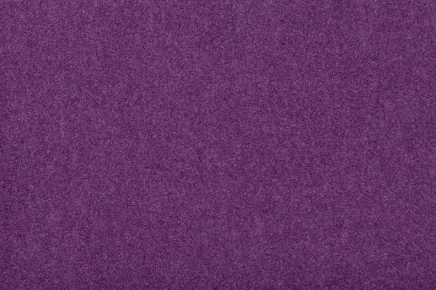 Daim mat violet foncé texture velours en feutre, Photo Premium
