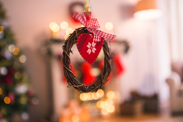 Décoration De Noël Avec Forme De Cercle | Photo Gratuite