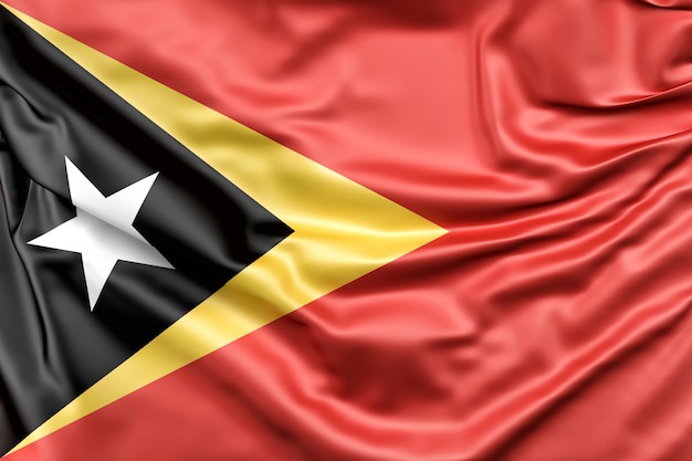 Photo Gratuite | Drapeau Du Timor Oriental