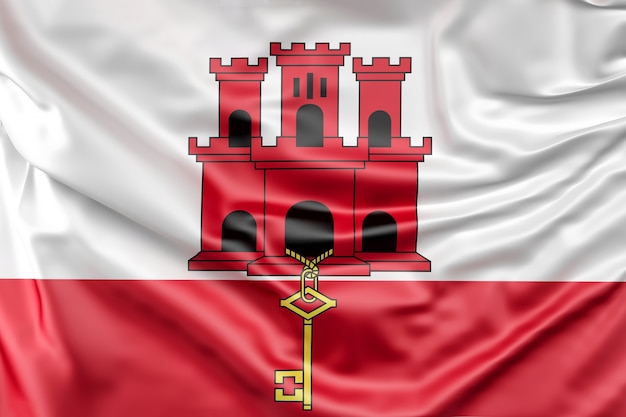 Drapeau De Gibraltar | Photo Gratuite