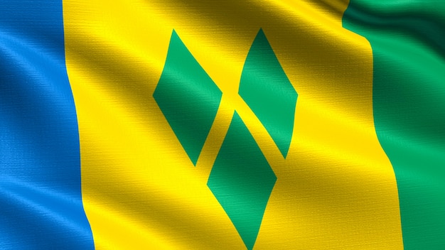 saint vincent et les grenadines drapeau