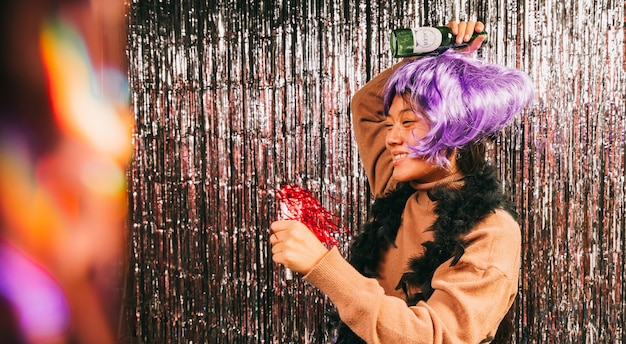 perruque femme carnaval