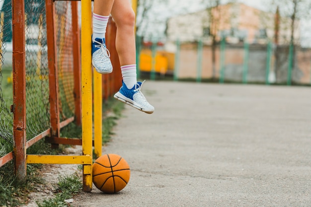 courir basket fille