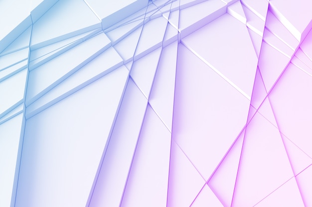 Fond géométrique avec des lignes Photo Premium