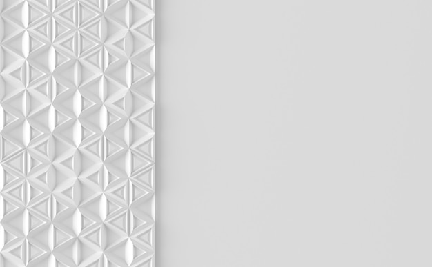 Fond paramétrique basé sur une grille triangulaire avec différents motifs de différents volumes Photo Premium
