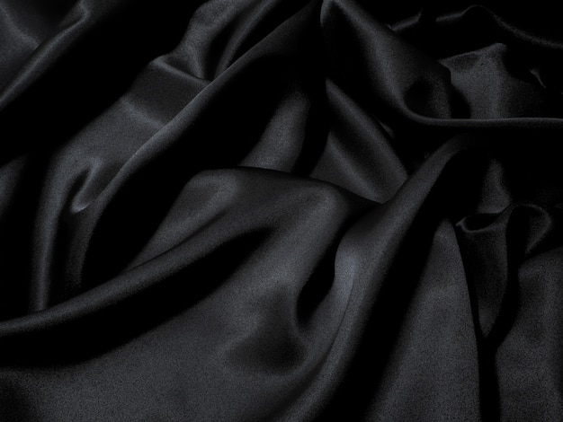  Fond  De Texture De Tissu  Noir  Couleur Noire Glissante De 