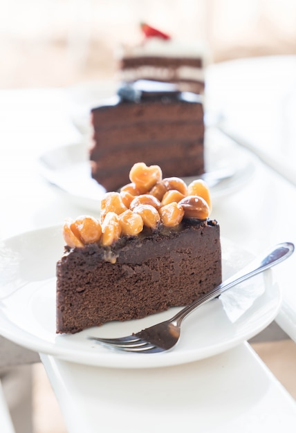 Gâteau au chocolat macadamia | Télécharger des Photos gratuitement