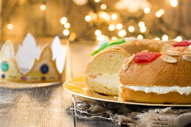Gâteau épiphanie Typique Espagnol | Photo Premium