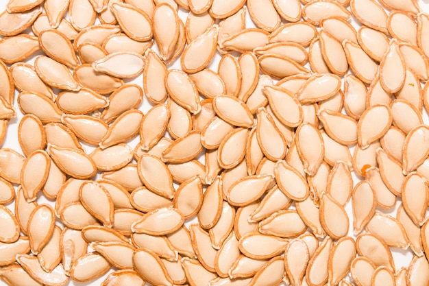 Graines de citrouille orange Photo Premium