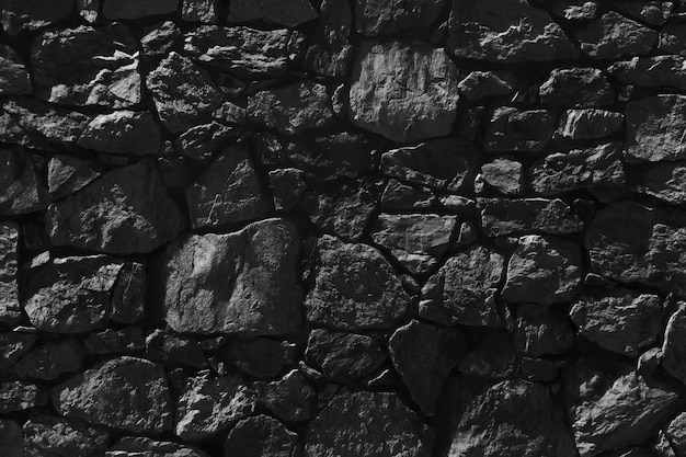 Gris Foncé Grande Texture Mur De Pierre Télécharger Des