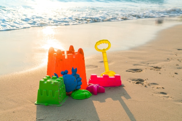 les jouets de la plage