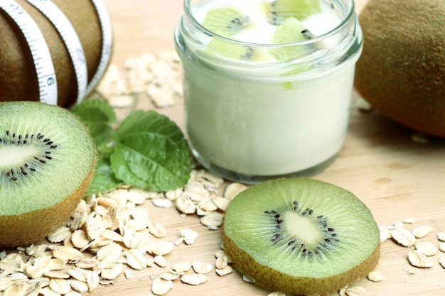 Kiwi Au Yaourt Smoothie | Photo Premium