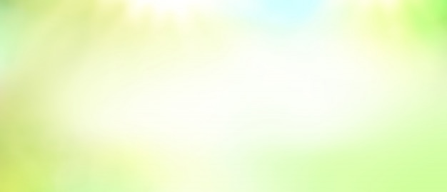 La lumière du soleil verte flou fond. Photo Premium