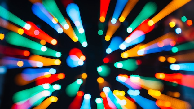 Lumières colorées en mouvement Photo gratuit