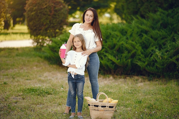 basket mere fille