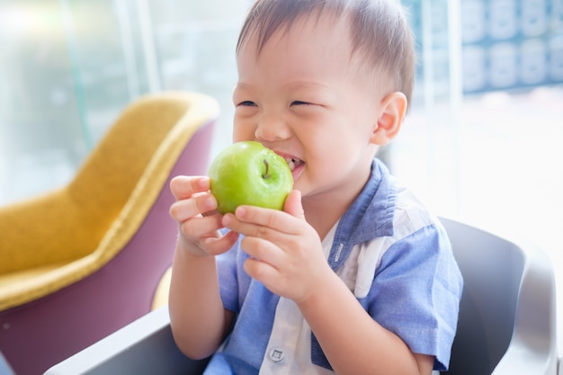 Mignon Petit Asiatique 30 Mois 2 Ans Enfant En Bas Age Bebe Garcon Enfant Assis Sur